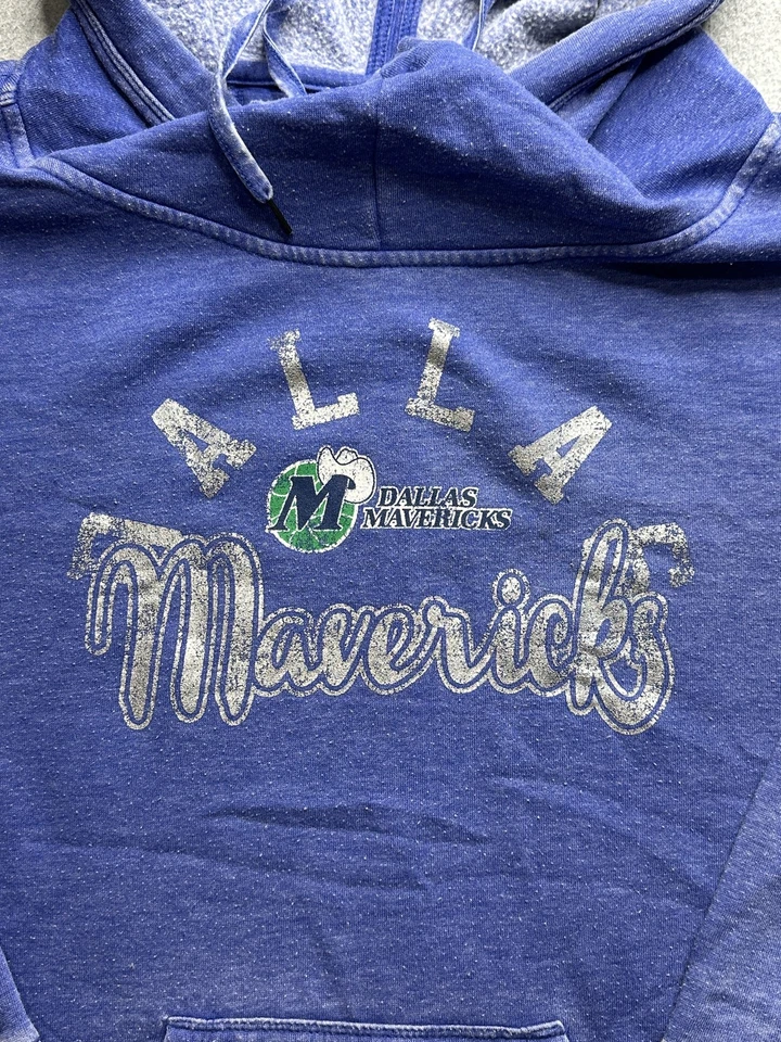 Dallas Mavericks Hoodie Womens Medium NBA Basketball Long Sleeve Mavericks Touch - Image 3 of 4