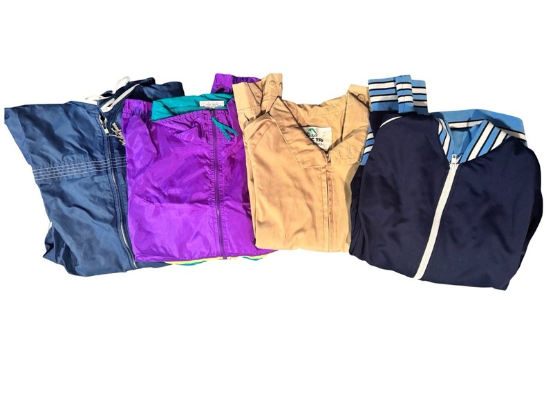 Vintage Jacket Lot of 4 - Pacific Trail, Wilson, Weather Tamer, Bike USA 80s 90s