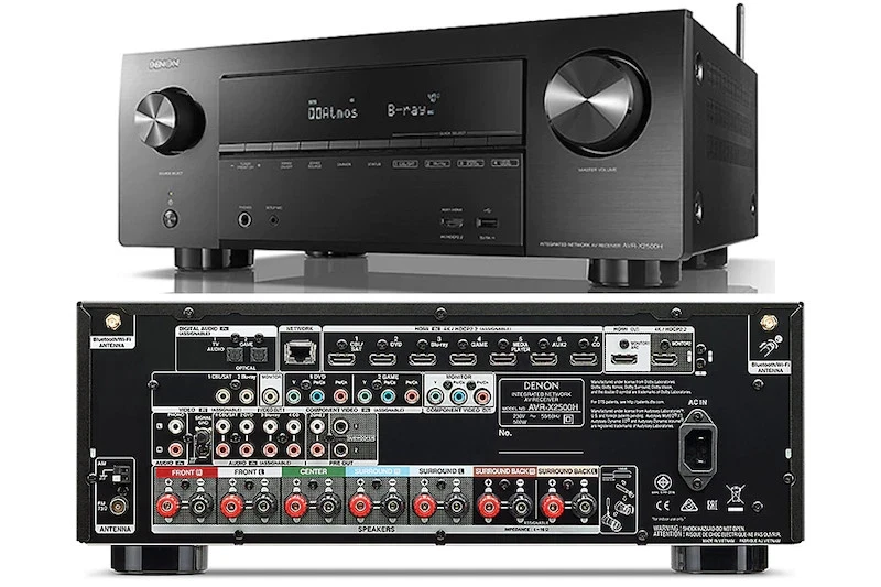 Denon AVR-X2500H A/V Receiver 4k HDMI;Internet Radio;Bluetooth;USB;Phono - Bild 2 von 2