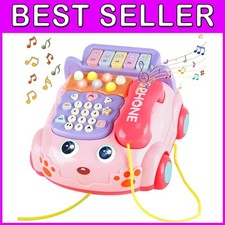 Interactive Baby Phone Toy with Music Lights