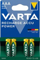Varta Akku Recharge Accu Power Micro Aaa Nimh 800Mah (4Er Blister)