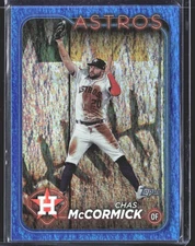 Chas McCormick 2024 Topps Blue Holofoil SN #/999