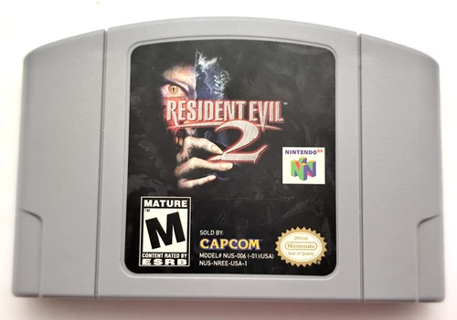 Resident Evil 2 (Nintendo 64 N64, 1999) *Cart Only* Authentic Tested Saves!