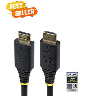 6ft Ultra High Speed HDMI 2.1 Cable, 8K 60Hz/4K 120Hz, Flexible TPE Jacket