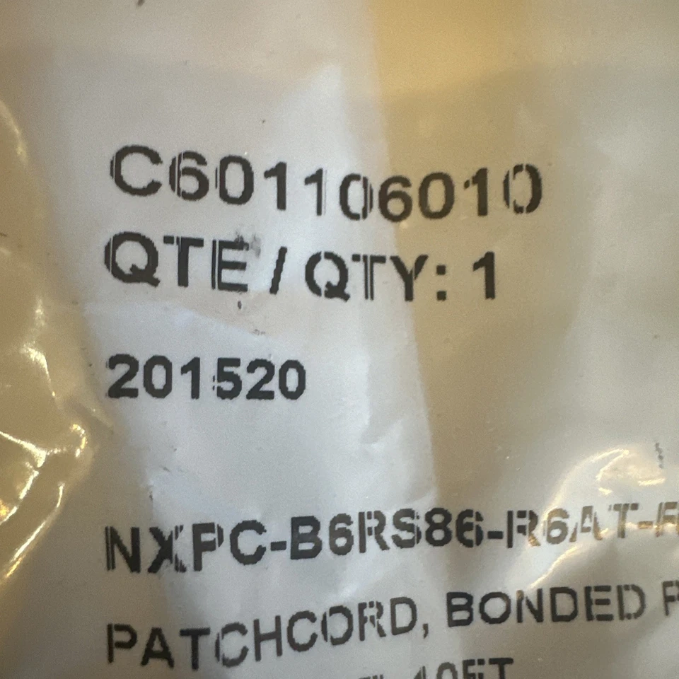 One Belden Cat 6+ CMR Mod Patch Cord, Bonded Pairs, Blue, 10ft, C601106010 - Image 3 of 4