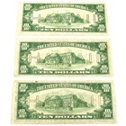 1934 $10 Hawaii WWII Emergency Issue Federal Reserve Notes Lot of 3 NR #C861-1 — photo 2