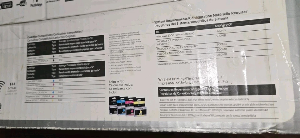 NEW Lexmark Intuition S505 All-in-One PRINT COPY SCAN Printer Scanner Copier - Image 3 of 4