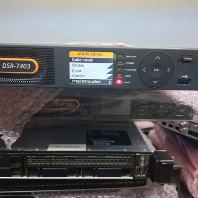 ARRIS DSR-7403 COMMERCIAL INTEGRATED SATELLITE RECEIVER/TRANSCODER