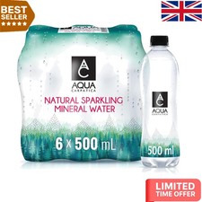 Aqua Carpatica | 6x500ml Pure Sparkling Mineral Water, Nitrate-Free & Alkaline