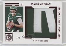 2020 Panini Encased Substantial Rookie Swatches Ruby 7/9 James Morgan 0c3