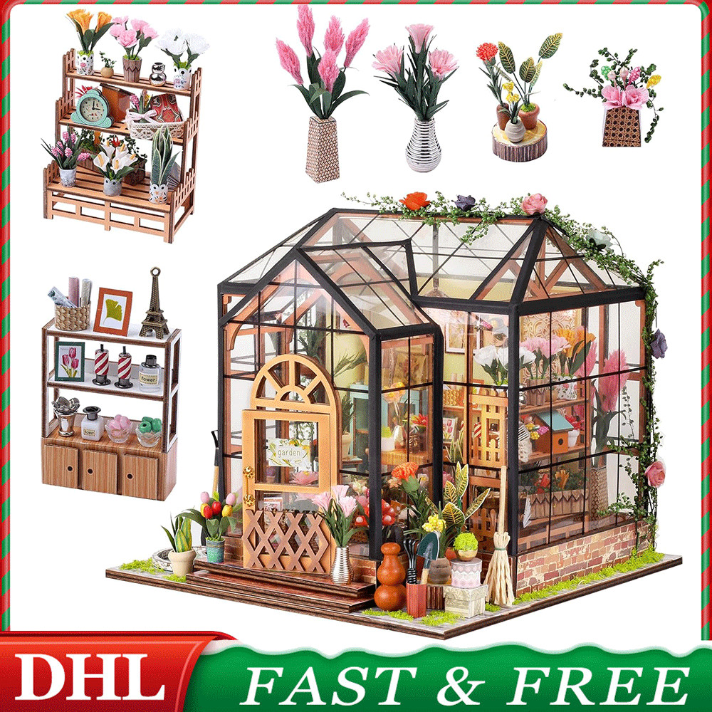 Wooden Miniature House 3D Puzzle Kit