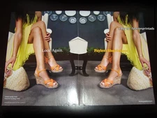 PAYLESS SHOE SOURCE 2-Page PRINT AD Spring 2006 woman's crossed legs feet ankles