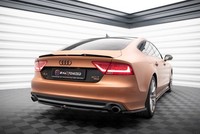 Maxton Design Heckspoiler Lippe Passend FüR Audi A7 C7 Schwarz Hochglanz