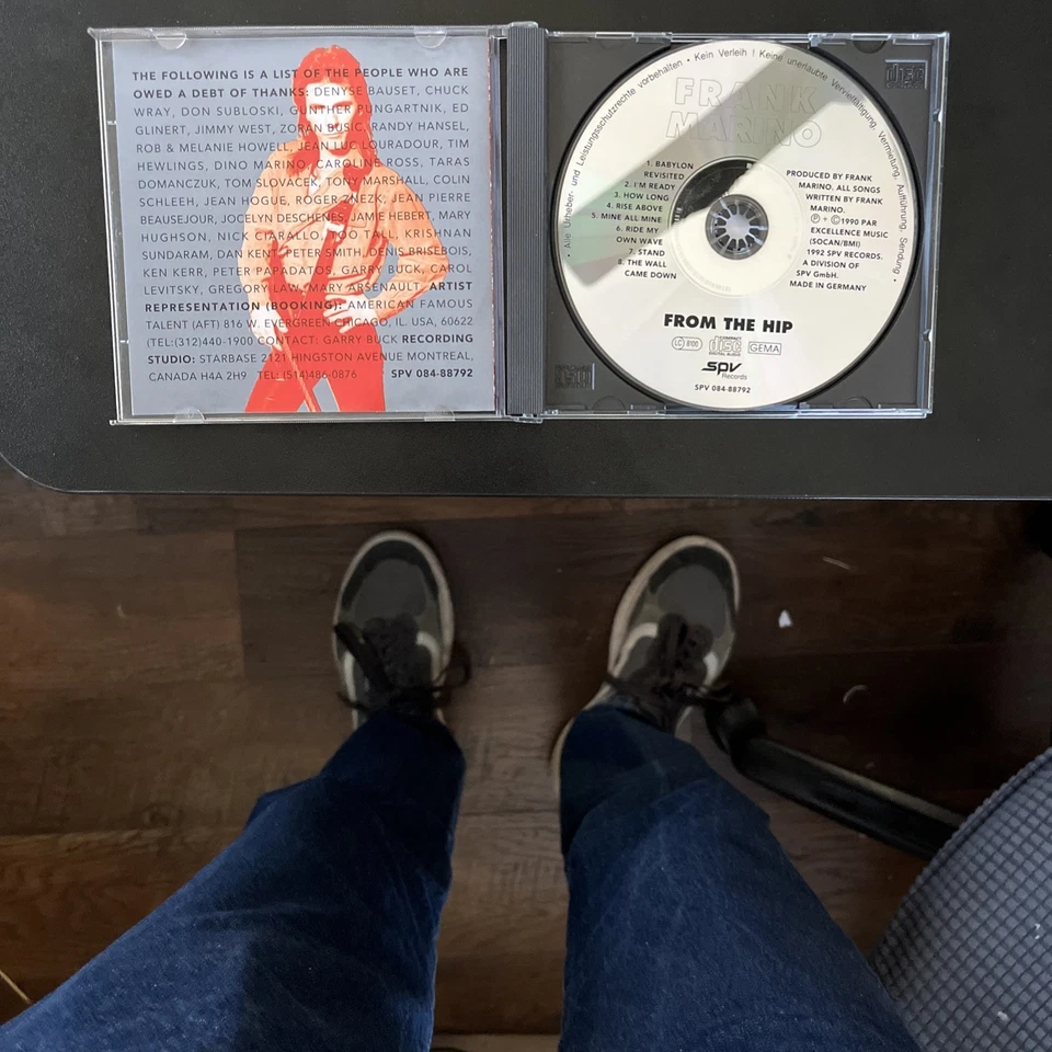 FRANK MARINO -MAHAGONY RUSH- FROM THE HIP CD 1992 GERMAN IMPORT N.M. RARE - Image 3 of 3