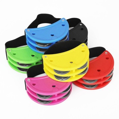 6 Pieces Foot Tambourine Handsunrestricted Foot Bell Adjustable