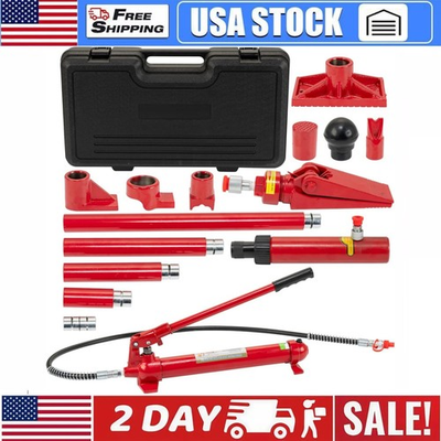 #ad 12 Ton Porta Power Hydraulic Jack Kit Hydraulic Multifunctional Jack Car Repair $132.99