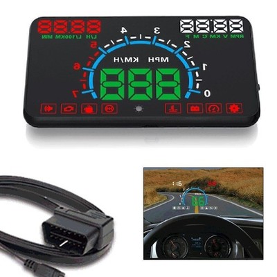 5,8 ''E350 GPS OBD2 Head-Up-Display HUD Geschwindigkeitsmesser Warn-Dashboard