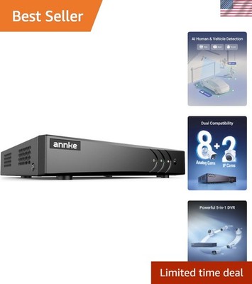 5-in-1 Hybrid DVR - 3K Lite Security with Advanced AI Detection & Remote Access