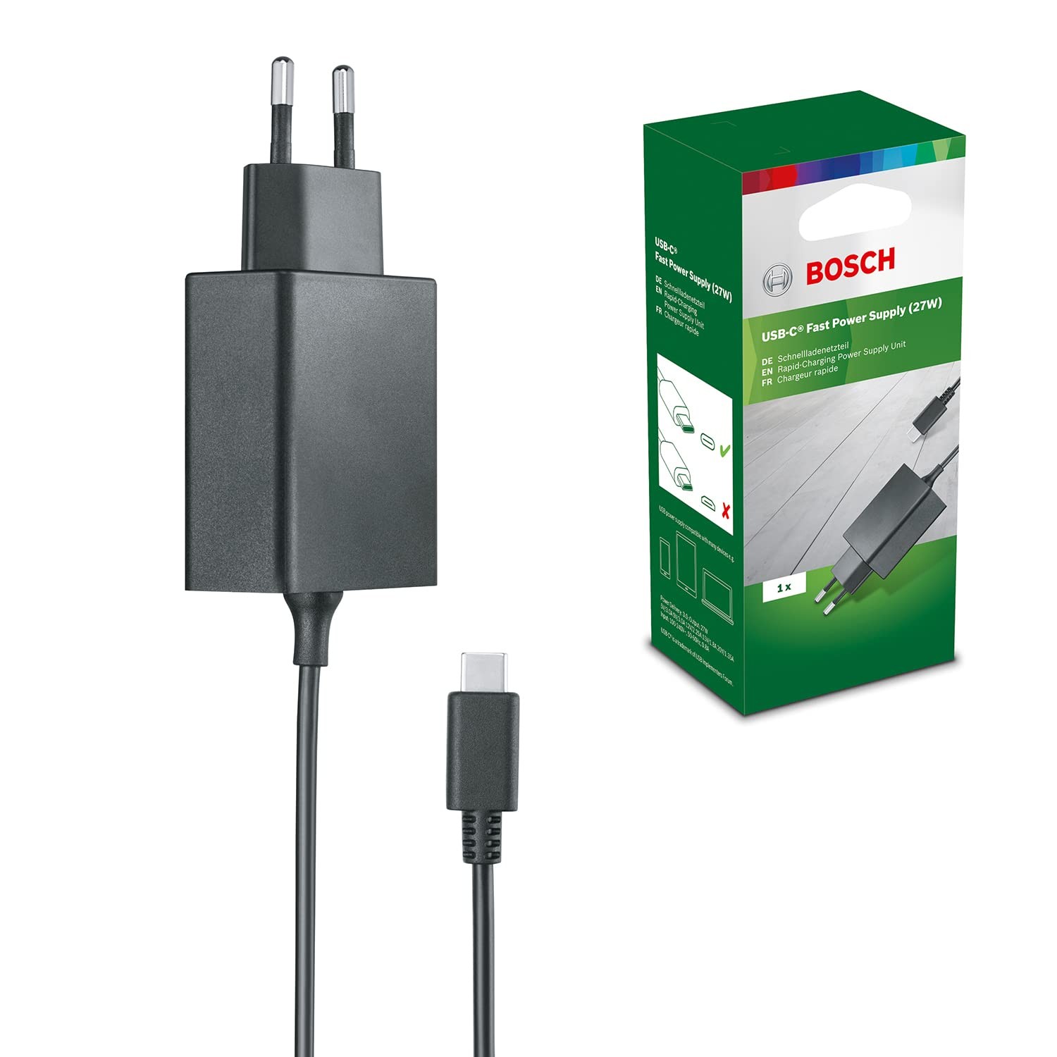 Chargeur USB-C PD blanc pour votre bureau et vos déplacements de voyage