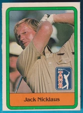 1981 Donruss Jack Nicklaus, PGA(RC)(HOF)(5x POY)(68 PGA Wins)# 13