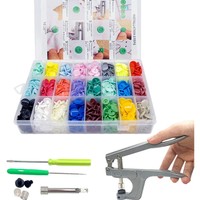 DruckknöPfe, Snaps, Zange, 24 Farben, T5, T8, BastelzubehöR, NäHen, Kleidung