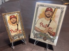 2025 Allen & Ginter Kyle Schwarber Gold Bordered Mini 246 And Base Card 246