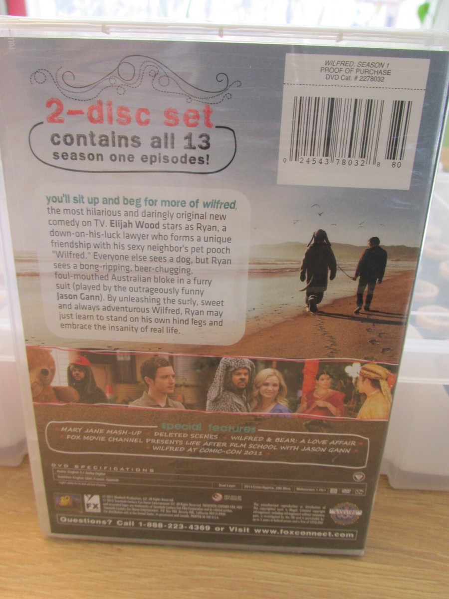 DVD - Season 1 & 2 Wilfred TV Series - Elijah Wood - US