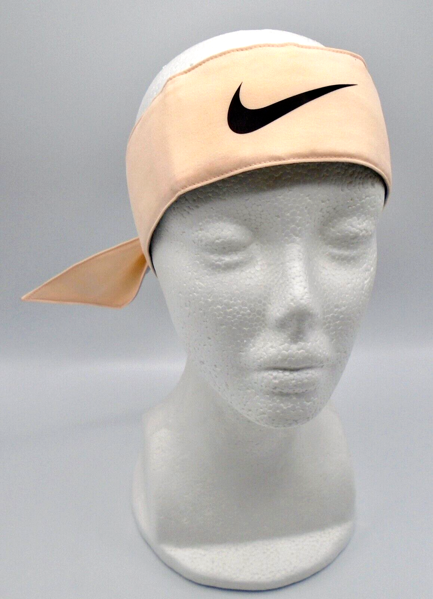 Nike Premier Tennis Head Tie Adult Unisex Washed Coral/Black/Grey