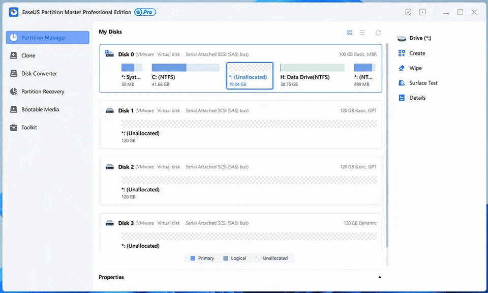 Easeus Partition Master Lifetime Version for Windows - Image 2 of 3