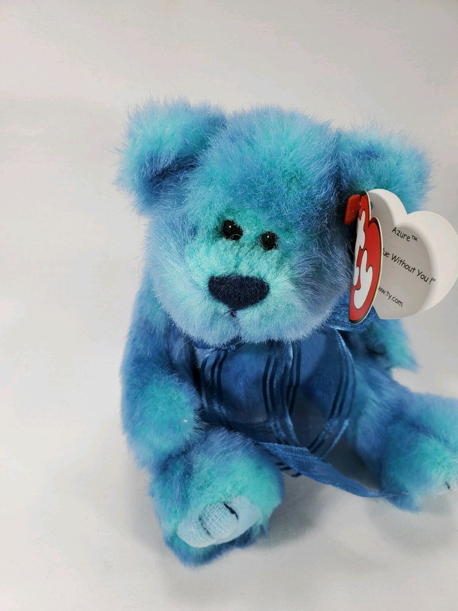 Ty Beanie Baby “Azure” The Attic Treasures Collection Bear 8-Inch