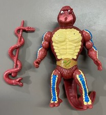 MoTU Vintage Rattlor Figure - With Staff - Yellow Neck (See Pics)