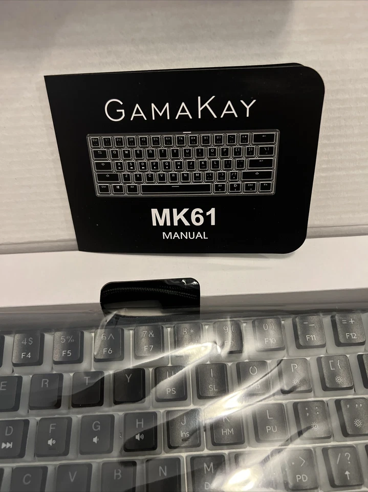 GK61Keys USB Brown Gateron Switch RGB Backlit Mechanical OPTICAL Gaming Keyboard - Image 2 of 4