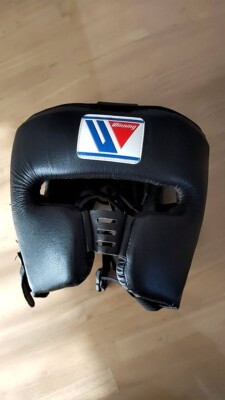 Winning Boxing Head gear Face Guard Black FG-3000 size L Winning Boxing Head gear Face Guard Black FG-3000 size L