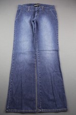 Women's Bebe Jeans Flap Pocket Trouser Made In USA Size 28 (31x31) Zipper Fly