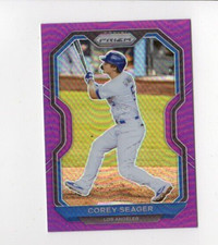 2021 Prizm Baseball Cody Bellinger #135 Purple Prizm Los Angeles Dodgers