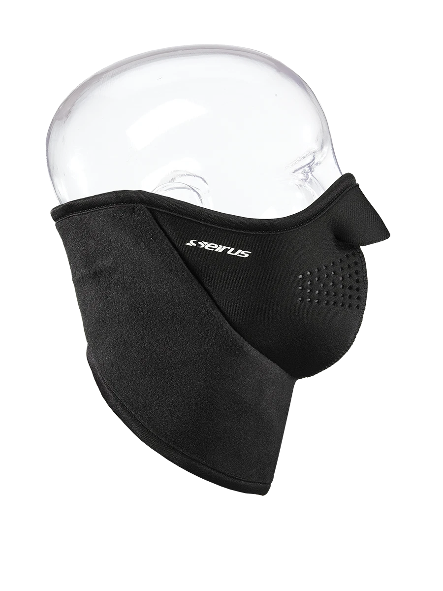 SEIRUS Jr. Neofleece Combo Scarf Kids' BLACK Winter Ski Face Mask Neck-Up #2708