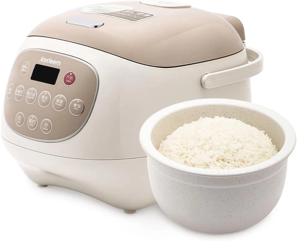 Healthy Ceramic Rice Cooker, 6 Cups, PFOA Free, 3L Capacity, DFB-C300