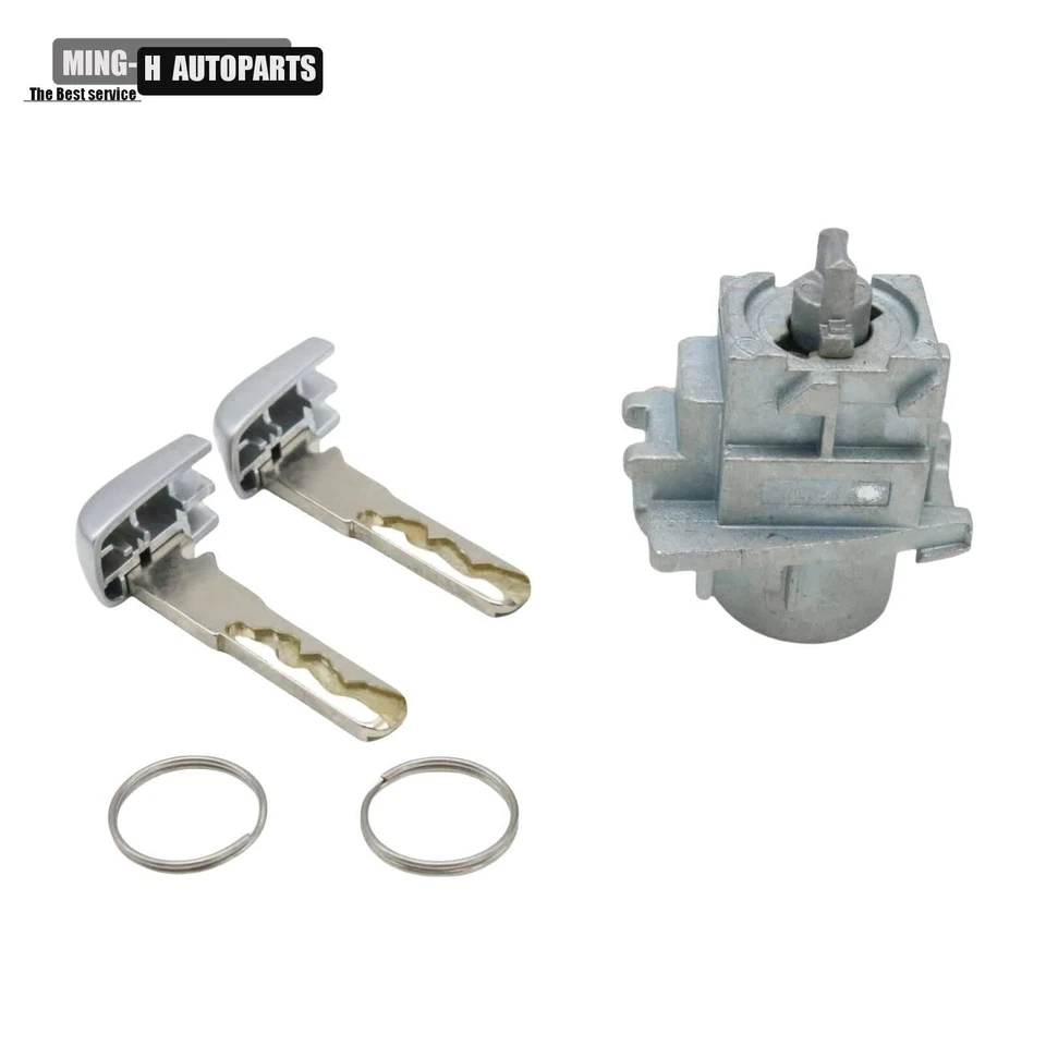 Cilindro de cerradura de puerta delantera izquierda con llave para Jeep Compass Latitude Limited Sport Foto 4 de 4