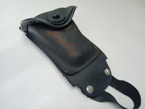 Harley-Davidson 1994 Softail Custom Leather Pouch Bib Dash Console Trim - Picture 3 of 10