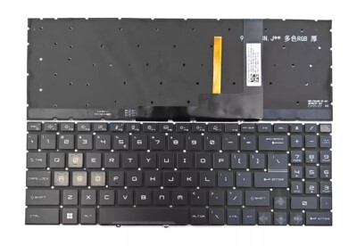 4-zone RGB Backlit US Keyboard MSI Katana 17 B13 B13UCXK B13UDXK B13VEK B13VFK