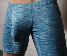 Sexy Men's Boxer Briefs Long Leg Underwear Low Rise Trunk Pouch Panties