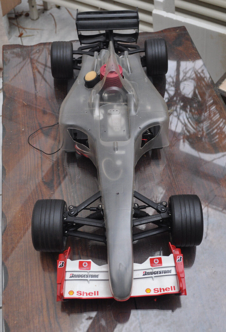 FERRARI F2004 F.1 KYOSHO DE AGOSTINI SCALA 1/8 RC NITRO uscita F1-04033
