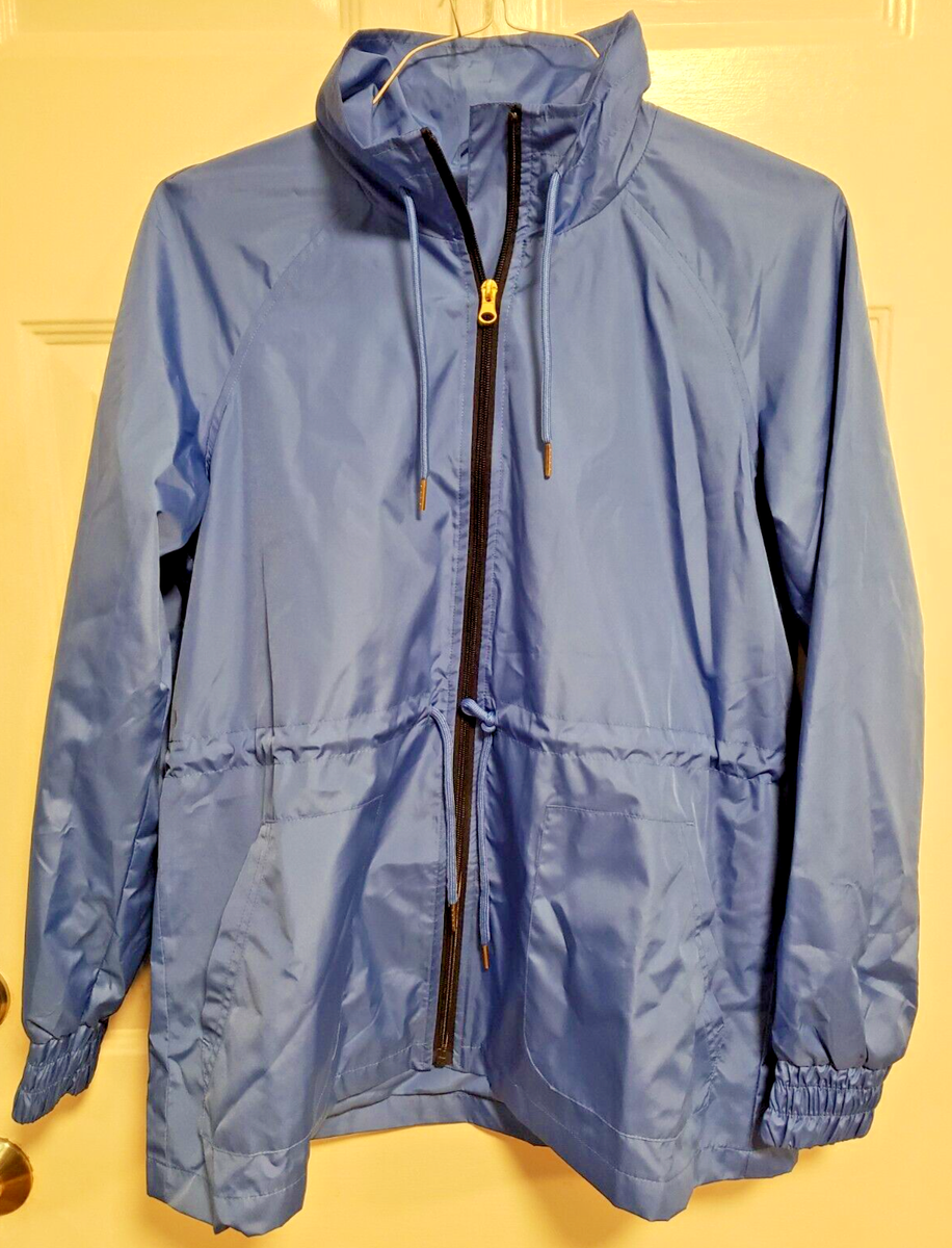 KIM ROGERS LINED WINDBREAKER with POCKETS ZIP UP WOMENS S RN 31104