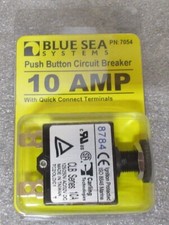 L5A Blue Sea Systems 7054 Push Button Circuit Breaker OEM New Factory Boat Parts
