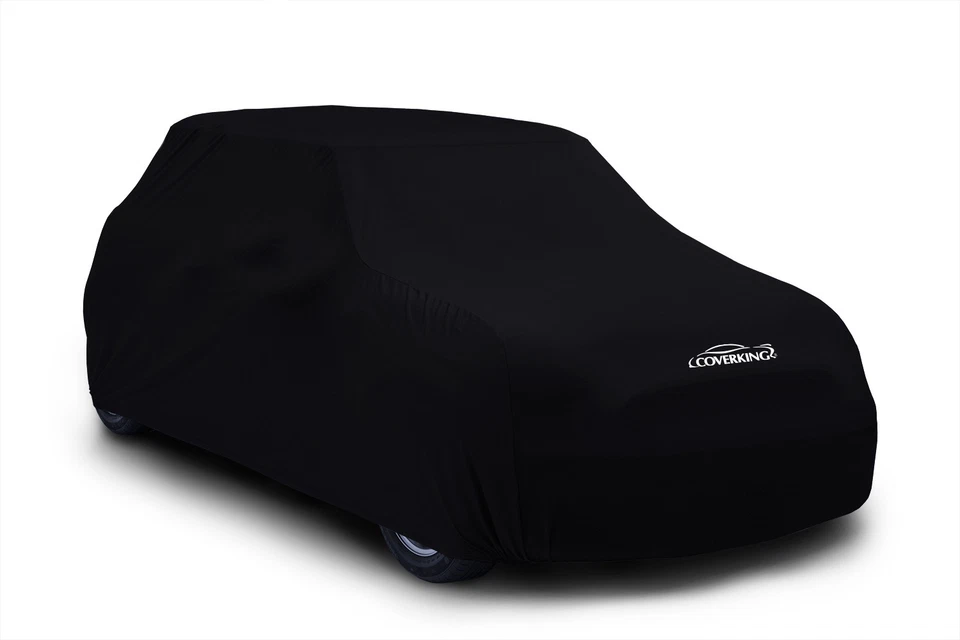 Capa de carro interna Austin Mini Cooper personalizada cetim elástico da Coverking - Imagem 3 de 4