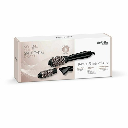 BaByliss 2993KSU Keratin Shine Volume Hot Air Styler Soft Bristle Brush