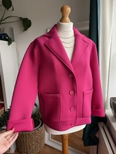 Wynne Layers Scuba Pop Jacket In Fushia Pink Size S New