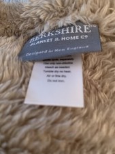 Berkshire Throw Brown Polyester Fluff 56 x 72
