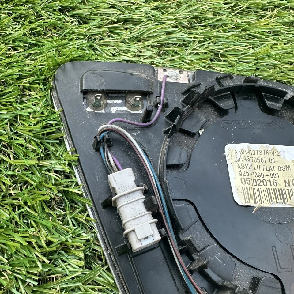 Espejo retrovisor izquierdo punto ciego de vidrio 15-23 OEM Mercedes W205 W213 W222 W253 C E S GLC Foto 2 de 4