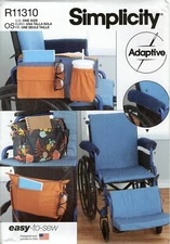 Simplicity R11310 ADAPTIVE Wheelchair Accessories OSZ UNCUT Pattern S9492